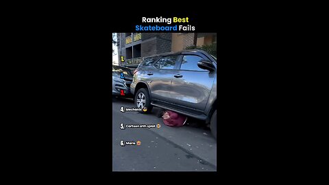 Ranking the Best Skateboard Fails #ranking #rank #memes #explore