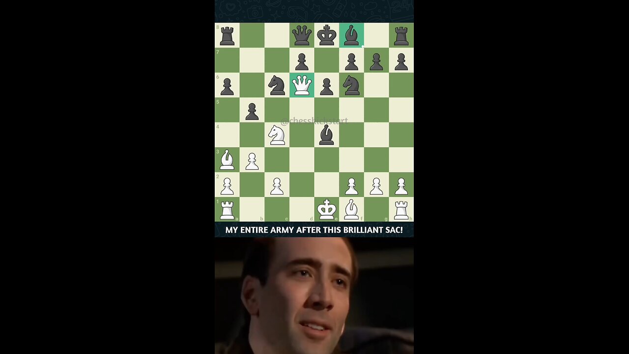 Can you find the best move after queen sac☠️