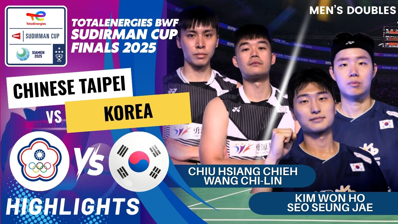 Chiu/Wang (TPE) vs Kim/Seo (KOR) - Day4 | BWF Sudirman Cup Finals 2025