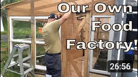 We Build a Greenhouse-From other people's Trash!