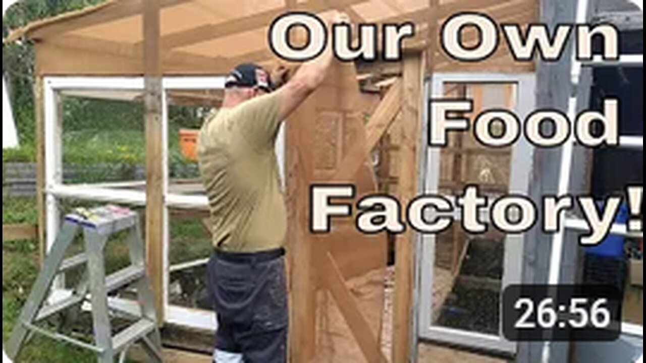 We Build a Greenhouse-From other people's Trash!