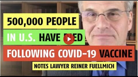 500,000 Americans have died following Covid Kill Shots