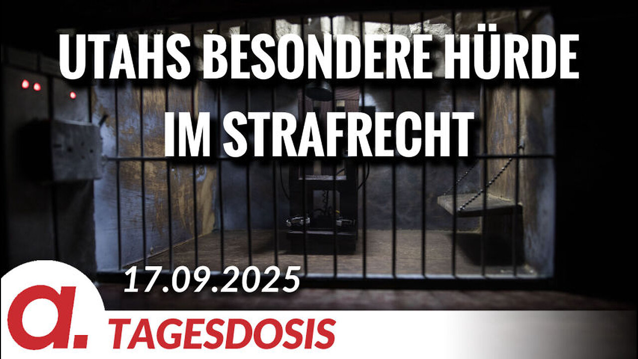 Utahs besondere Hürde im Strafrecht | Von Sabiene Jahn