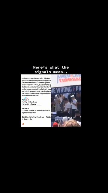 HERE IS WHAT THE MILITARY SIGNALS MEAN IN THE CHARLIE KIRK FLASE FLAG PSYOP