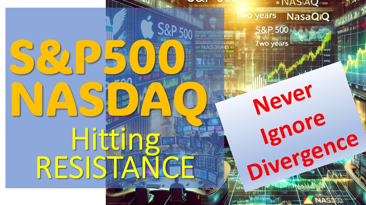 S&P500 & NASDAQ Hitting RESISTANCE