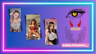 😈 Angelfromhell_: Heaven’s Face, Hell’s Fire 😇
