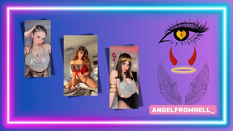 😈 Angelfromhell_: Heaven’s Face, Hell’s Fire 😇