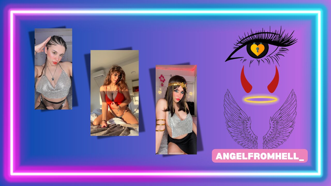 😈 Angelfromhell_: Heaven’s Face, Hell’s Fire 😇