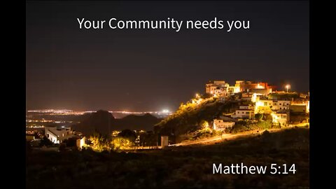Your community needs you