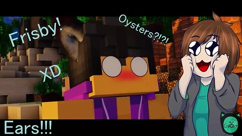 Why is he so cute?! || Grin reacts to Aphmau ft. Space Bubbles