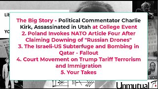 Liberty Conspiracy LIVE 9-10-25 Charlie Kirk Murdered, Poland v Russia, US-Israel Duplicity