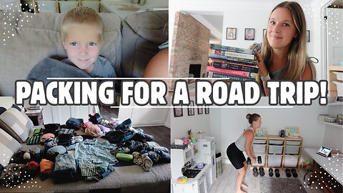 ROAD TRIP PREP, PACKING UP, & A BOOK HAUL! | LARGE FAMILY VLOG
