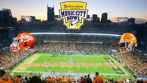 The Vols and Fighting Illini are facing off in orange showdown in the Music City Bowl