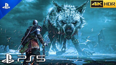 God of War Ragnarok - Kratos vs Fenrir | Realistic ULTRA Graphics Gameplay [4K 60FPS HDR]