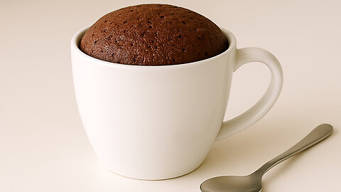 Lazy 2-Minute Microwave Chocolate Mug Cake Recipe | SO EASY!