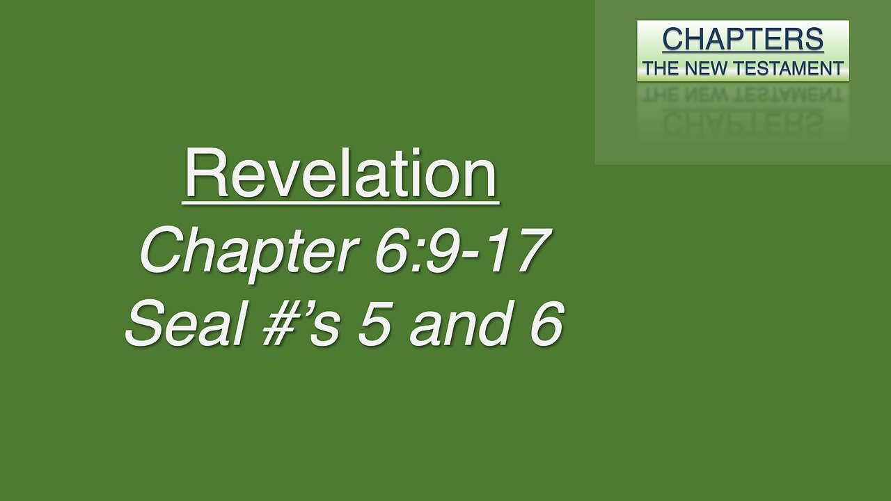 Chapters - Rev. 6, part 3