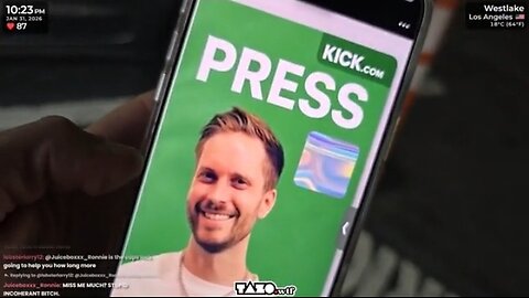 🛑 TAZO (KICK) LATE NIGHT IN L.A. 1-31-26.