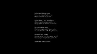 Do not fear death for we are dead men walking