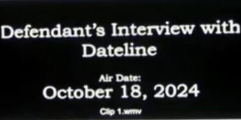 Killer Karen Read: Jury Clip 1 From Dateline TV Show From October 18th 2024