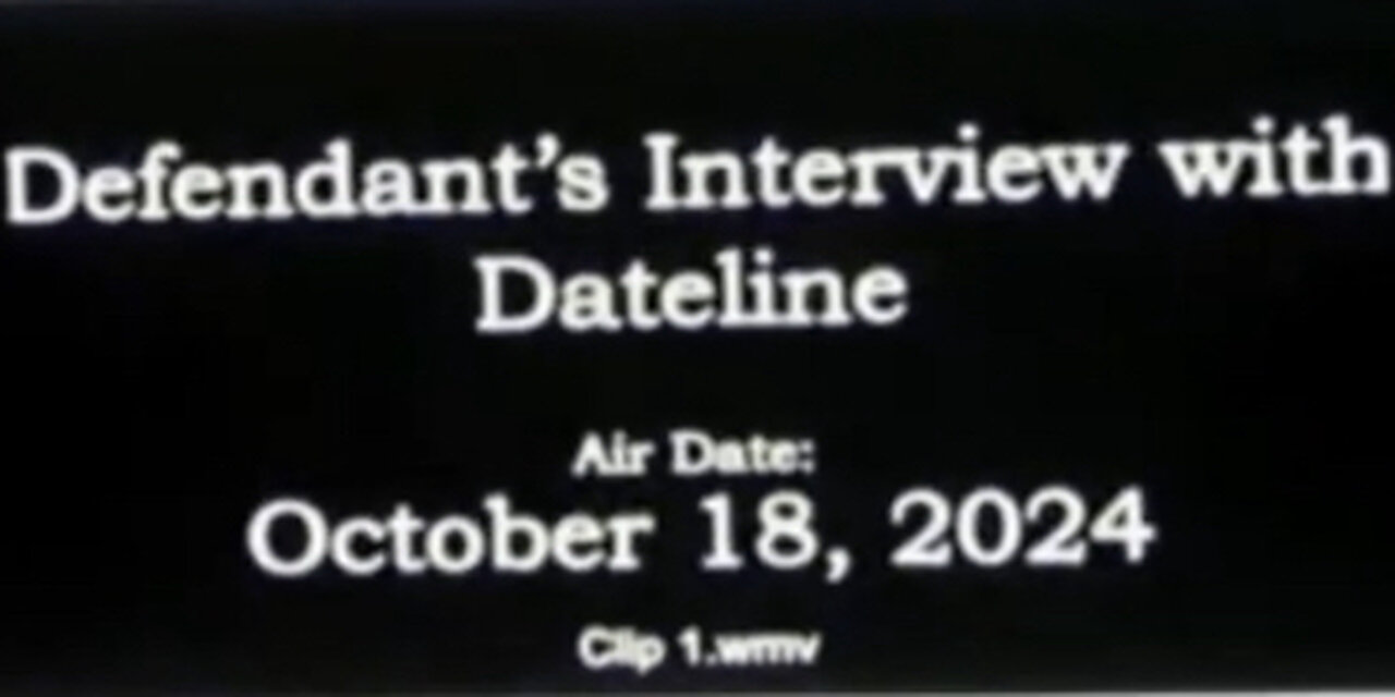 Killer Karen Read: Jury Clip 1 From NBC Dateline With Dennis Murphy From October 18th 2024