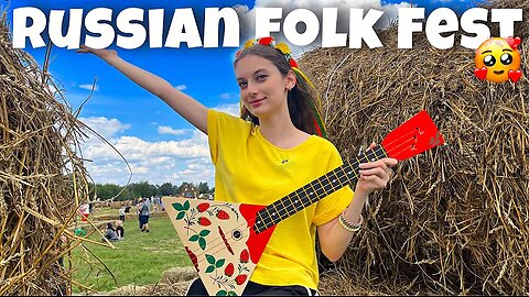 Russian Farewell to Summer 🌞 Insane Village Folk Festival | Russia Vlog 🇷🇺