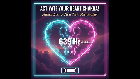 DESTROY TOXIC RELATIONSHIPS & ATTRACT YOUR SOULMATE! | 639 Hz Miracle Tone for Deep Healing (1 Hour)