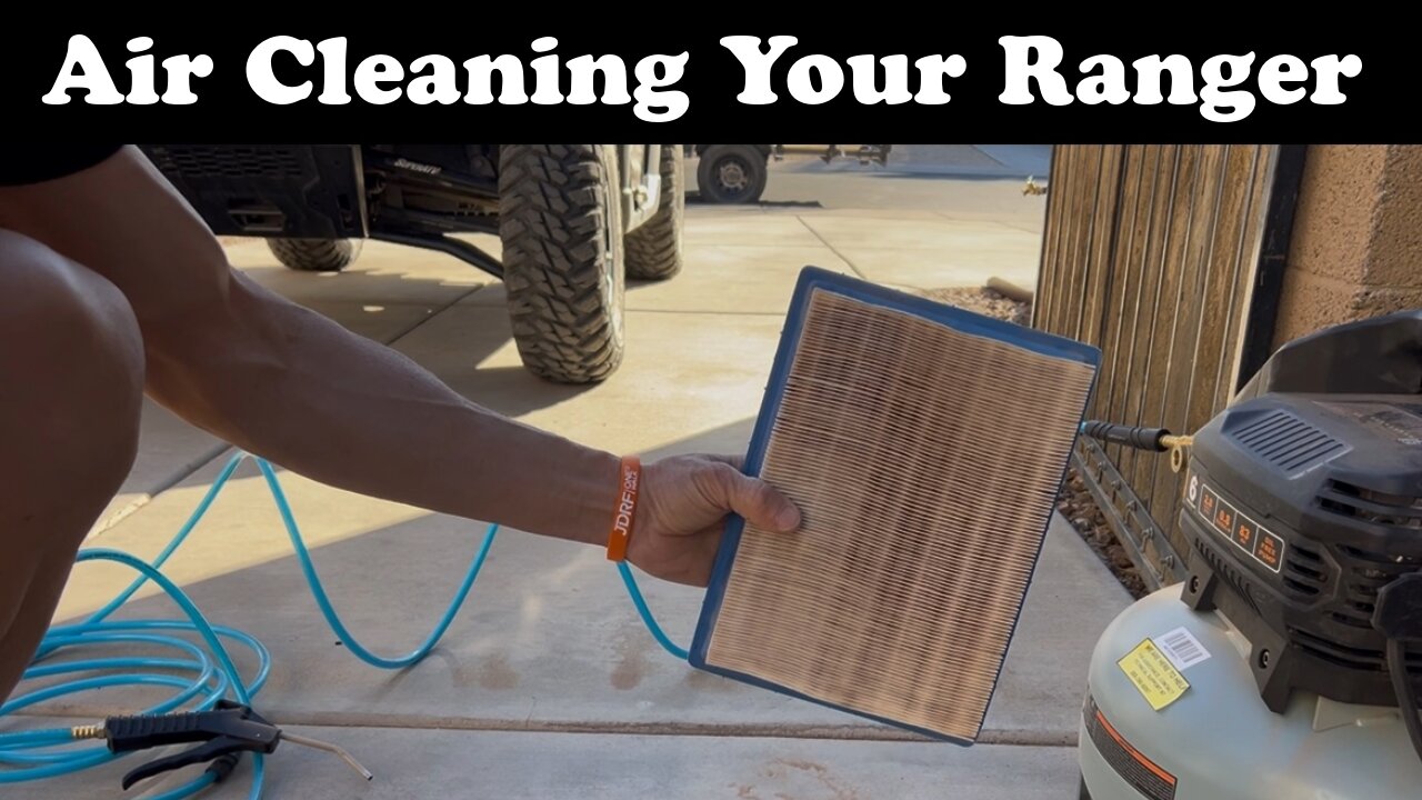 Cleaning My Polaris Ranger with an Air Compressor – Quick & Easy Method!