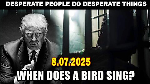 And We Know Urgent Emergency 8.7.25: "When Does A Bird Sing? BO Testimony, Sessions, Popcorn"