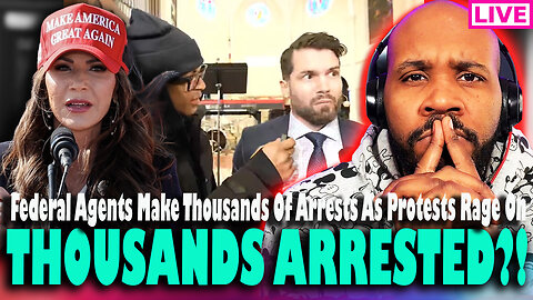 THOUSANDS ARRESTED?! ICE Agents Make Thousands Of Arrests, Trump On Greenland, Protests Rage On
