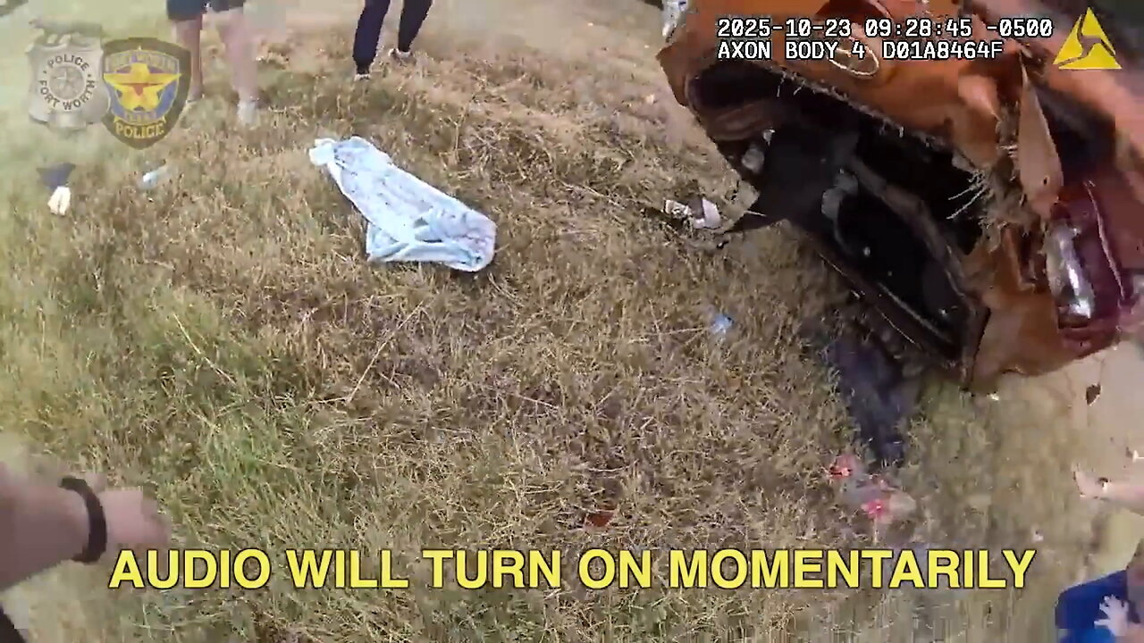 Fort Worth police and bystanders make heart-stopping rescue saving child under trapped car