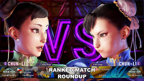 Kuya Kalbo SF6 Ranked Match Roundup. Chun Li Master Rank [Hori Fight Stick]