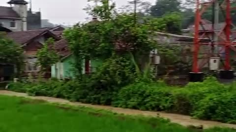countryside and rice paddies and beautiful hills