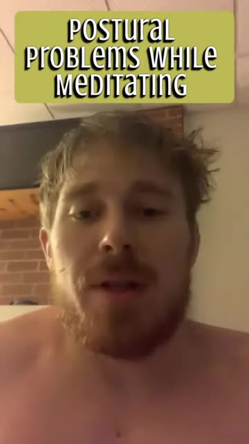 Does Your Back Hurt When You Meditate？