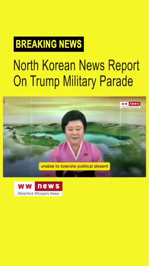 North Korea about Trump's parade (Warning: Very offensive!)