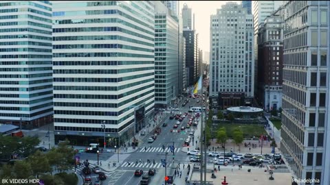 America from the Sky: 8K Drone Views of Major Cities