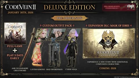 CODE VEIN II – Preview Reactions