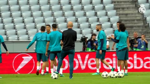FC Bayern vs Real Madrid: Arrival in Munich and training