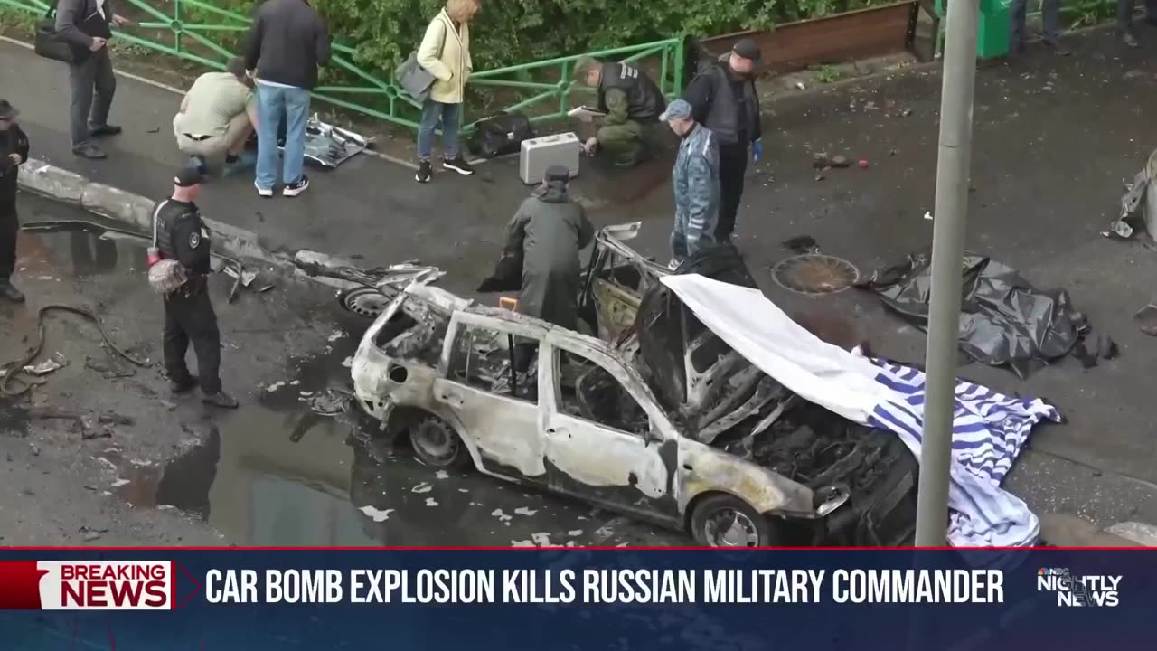 Russian General 'KILLED' in car bomb in Moscow