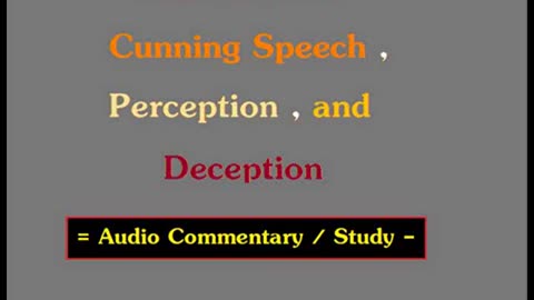 Just Thoughts - Cunning speech, Perception and Deception (2011) Retro