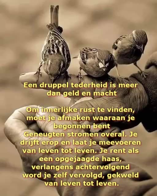 Een druppel tederheid is meer dan