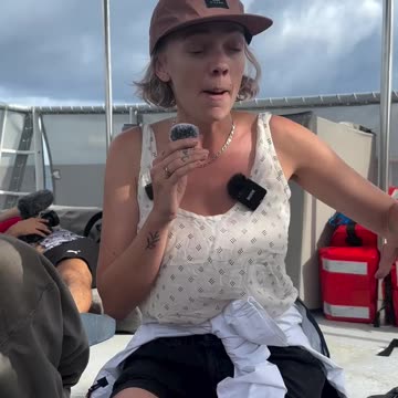 We just got service back after a very rough night at sea