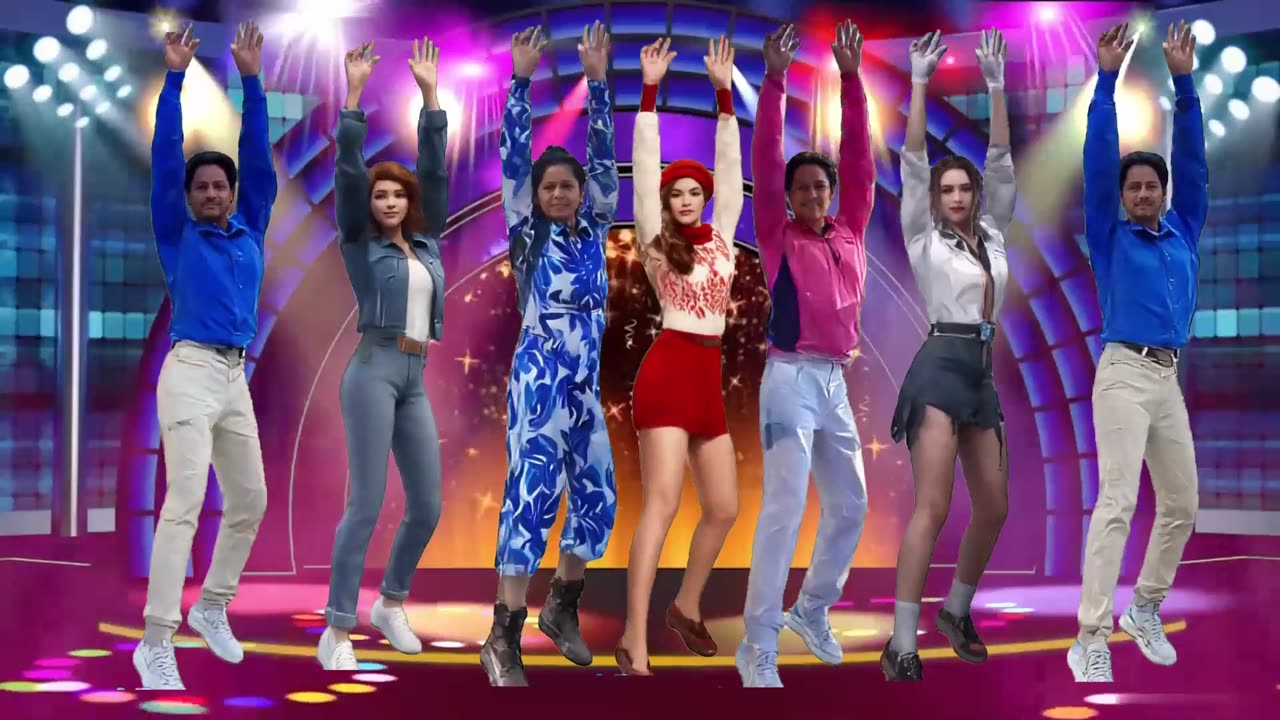 AI Groupdance-Okane Kasegu Orera Wa Star-Umakant and Soubhagya
