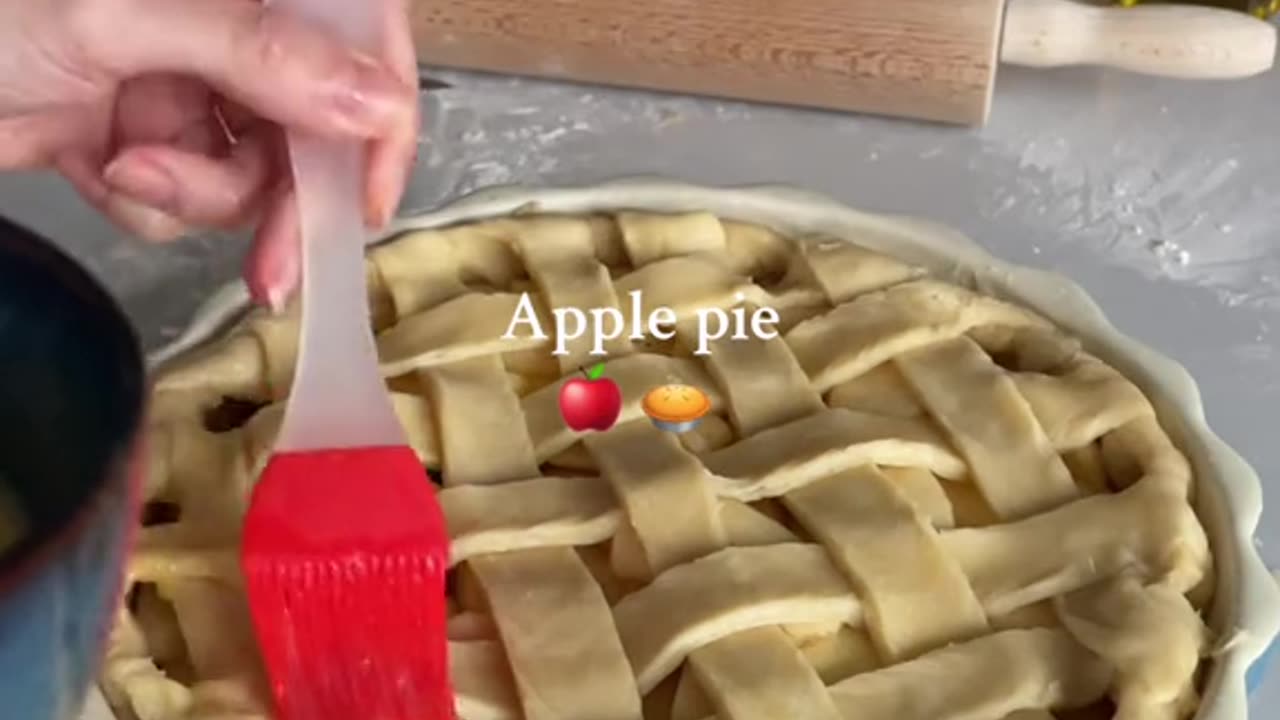 The apple pie, the queen of the autumn bakes
