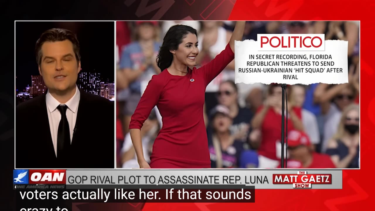 UNBELIEVABLE! Ex-GOP Candidate Plotted Hit on Rep. Luna