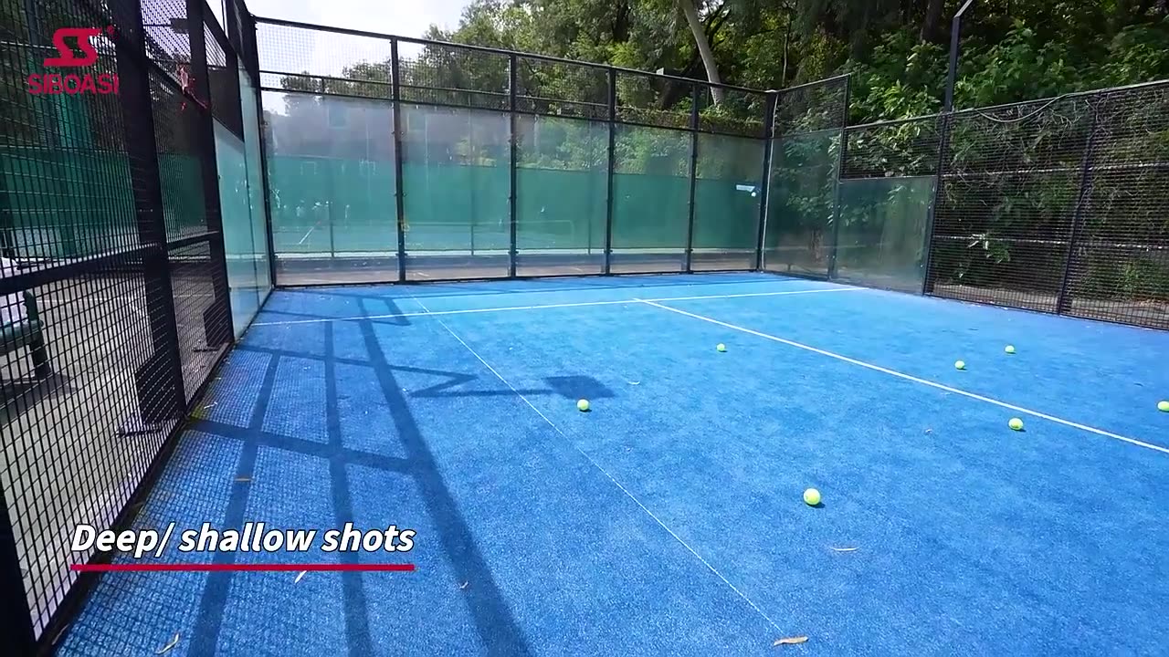Electric Padel Ball Machine SIBOASI Tennis Shooting Equipment With APP check descripotion to buy