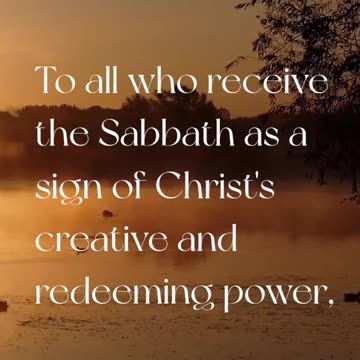 Happy Sabbath