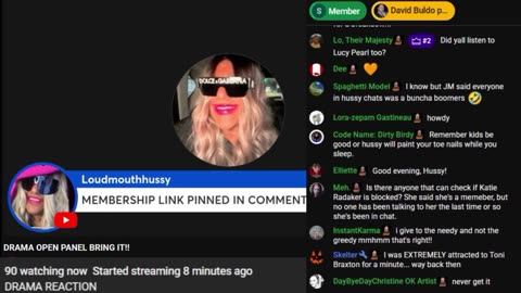 LoudMouthHussy Oct 12, 2025 'DRAMA OPEN PANEL BRING IT'