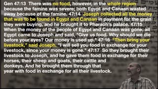 Genesis 47: Dwelling or Living?