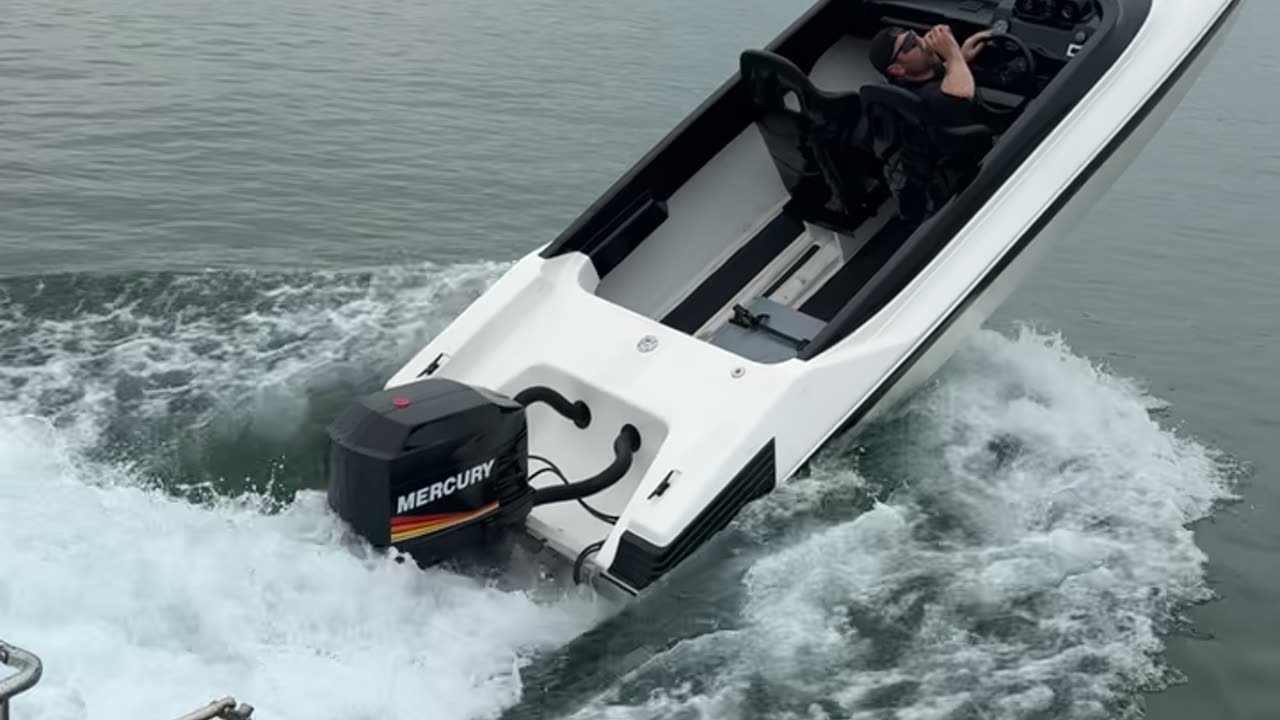 Doing Wheelies In A Speedboat