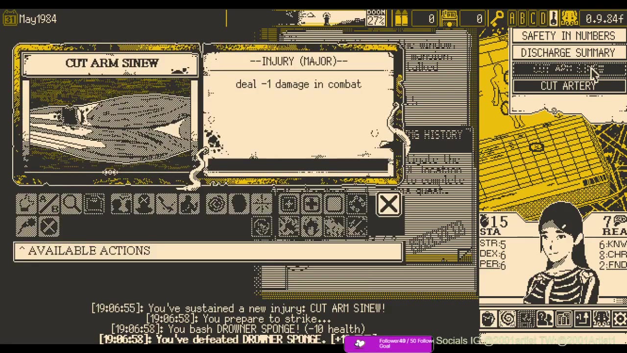 World of horror Died and did the story B